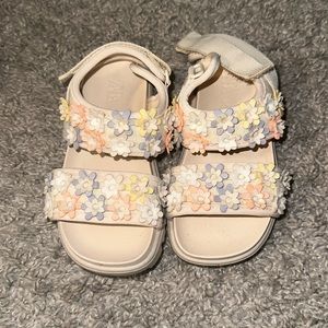 Zara 3D Floral Sandals